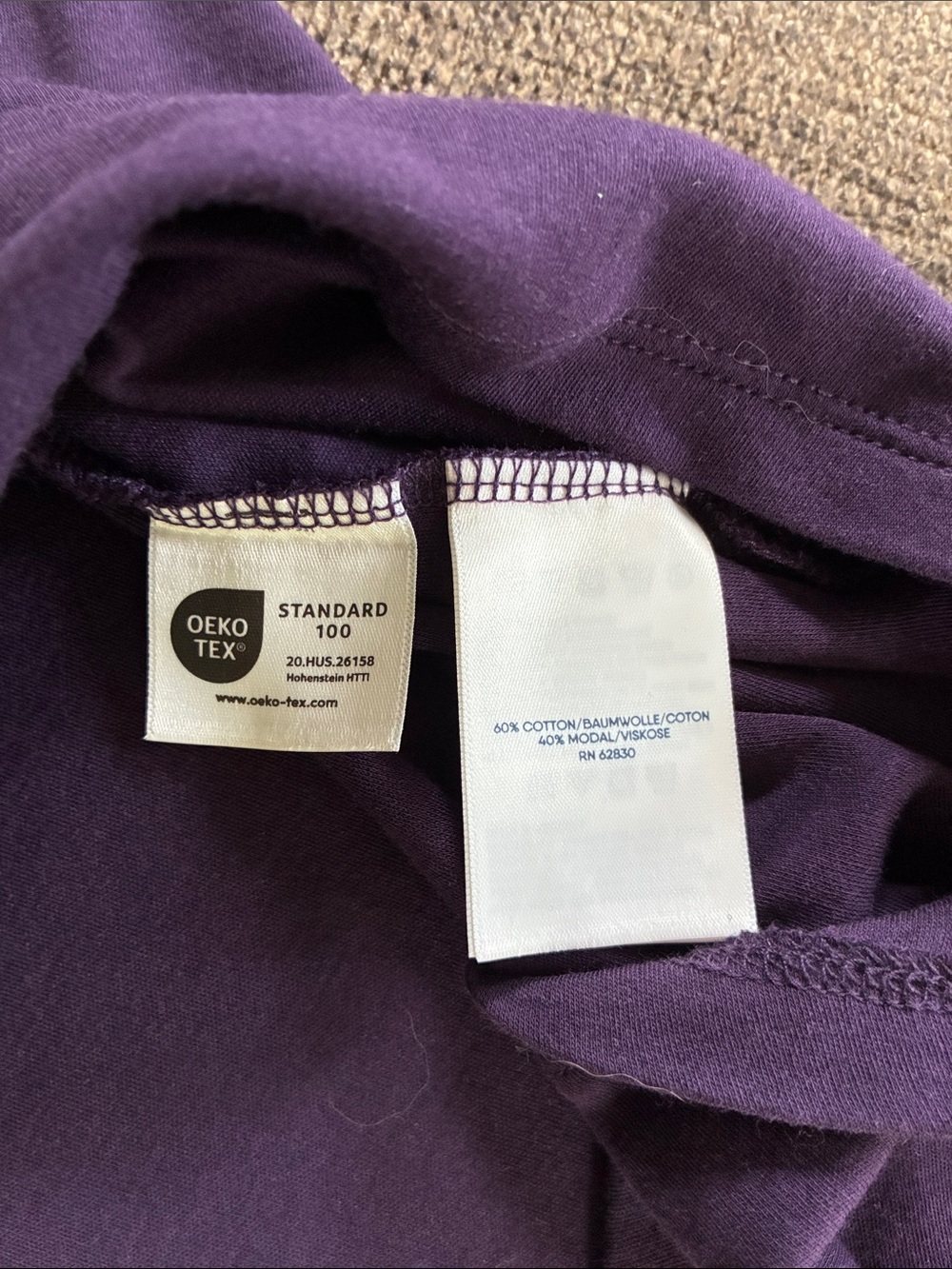 Lands' End Women's Plum V-Neck Long Sleeve Tunic 1X - Picture 7 of 8